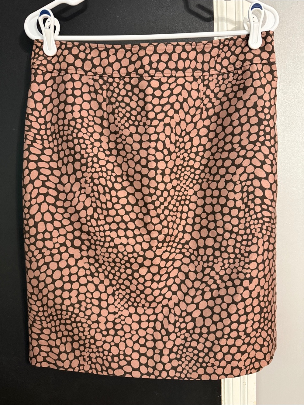 LOFT Silk Blend Animal Print Pencil Skirt Size:M